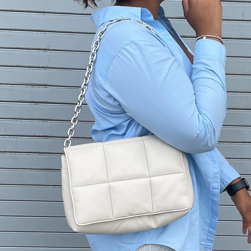 cream purse